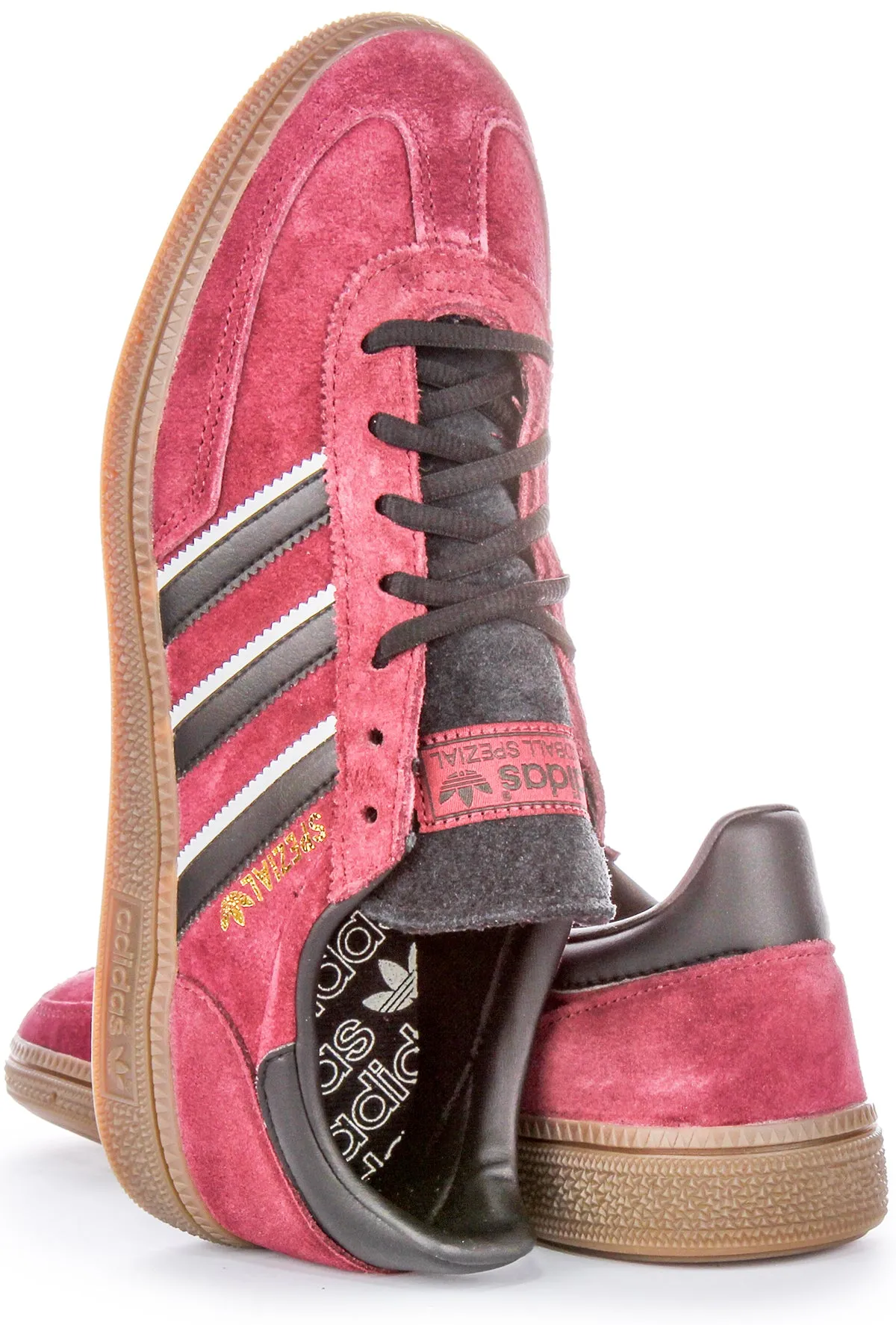 Adidas Handball Spezial In Maroon Black For Men