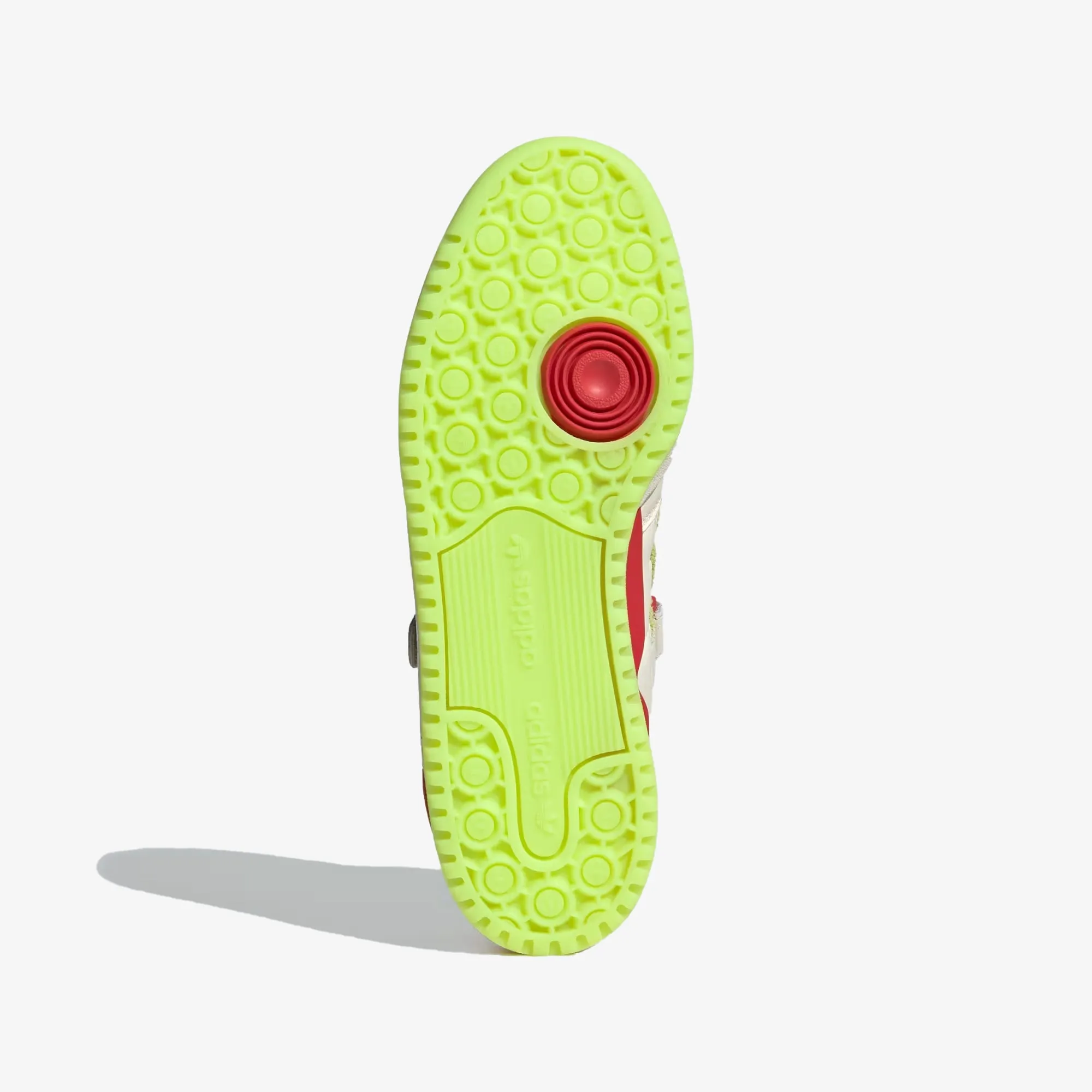 Adidas Originals | FORUM LOW X THE GRINCH  { CREAM WHITE/COLLEGIATE RED/SOLAR SLIME