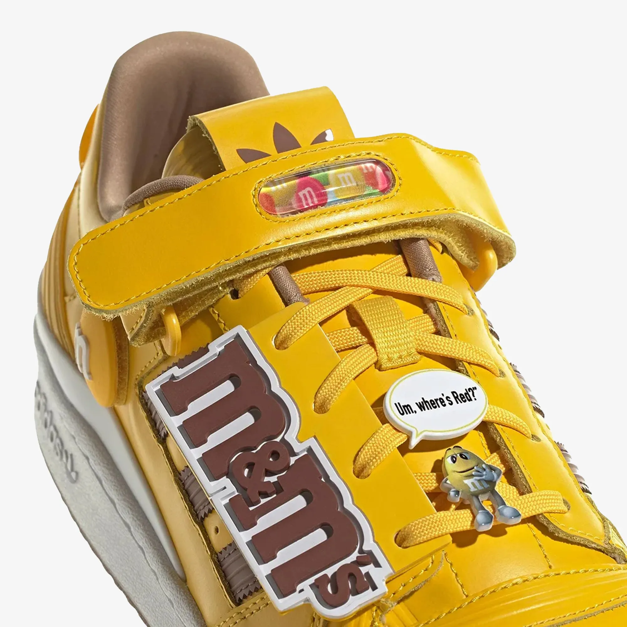 ADIDAS ORIGINALS | M&M’S X ADIDAS FORUM LOW 84 { YELLOW/WHITE