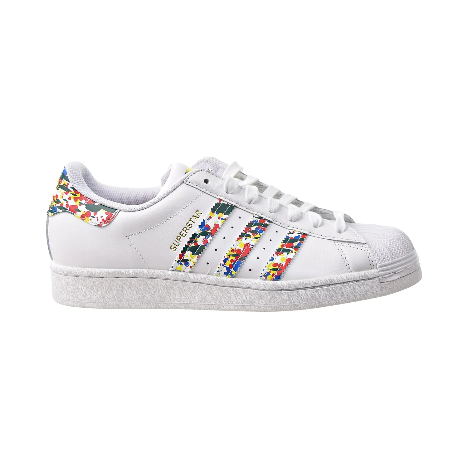 Adidas Superstar Men's Shoes Cloud White-Gold Metallic