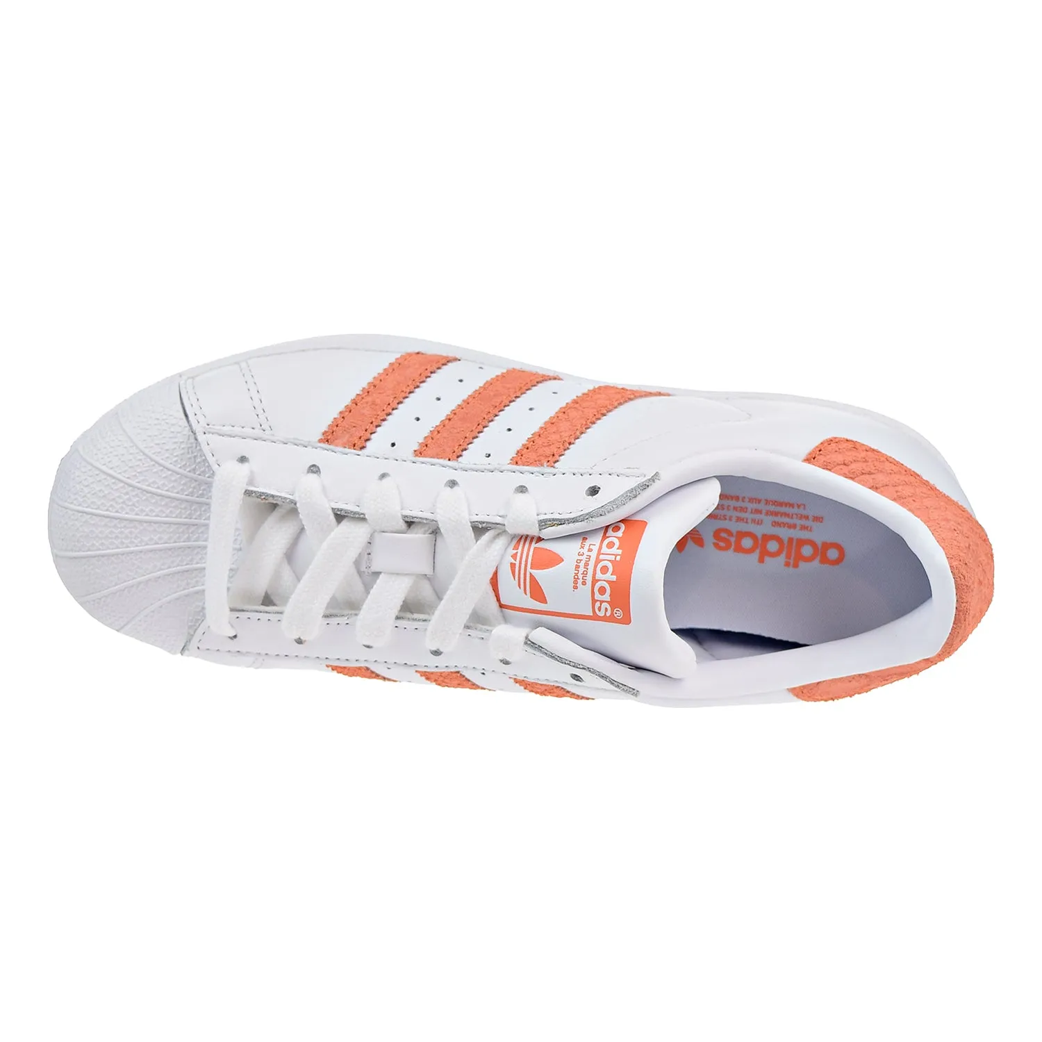 Adidas Superstar W Women's Shoes Footwear White/Chalk Coral/Off White