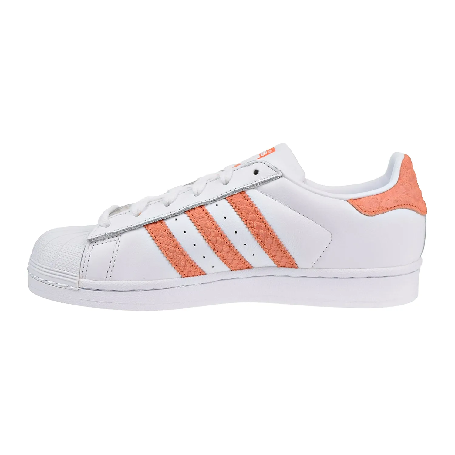 Adidas Superstar W Women's Shoes Footwear White/Chalk Coral/Off White