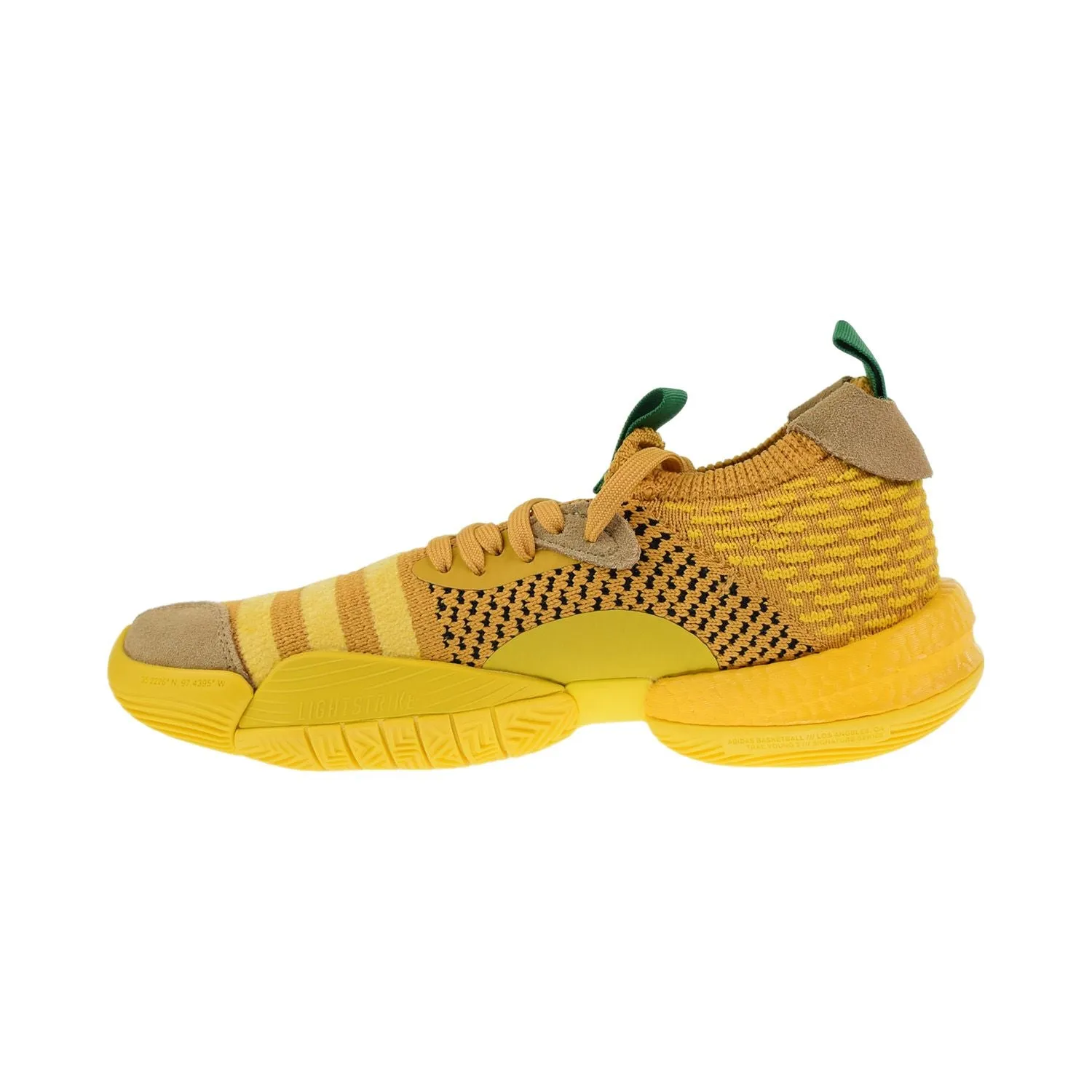 Adidas Trae Young Men's Shoes Hazy Yellow-Almost Yellow-Team Green