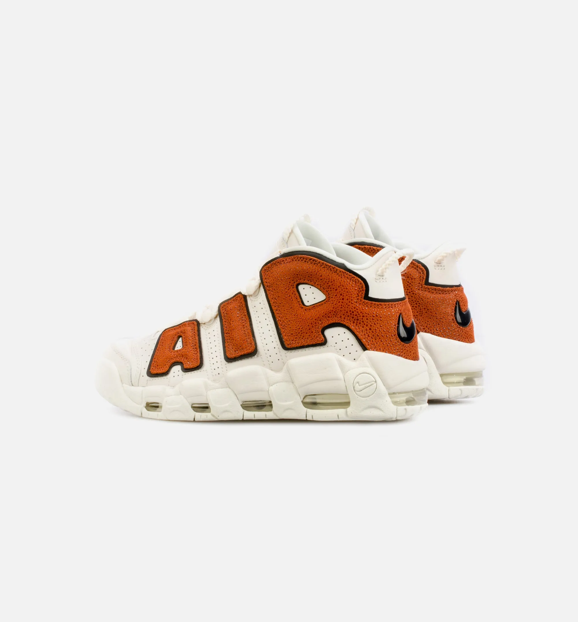 Air More Uptempo Womens Basketball Shoe - Beige/Orange