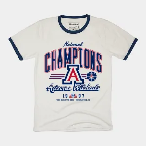 Arizona Wildcats 1997 Champs Ringer Tee