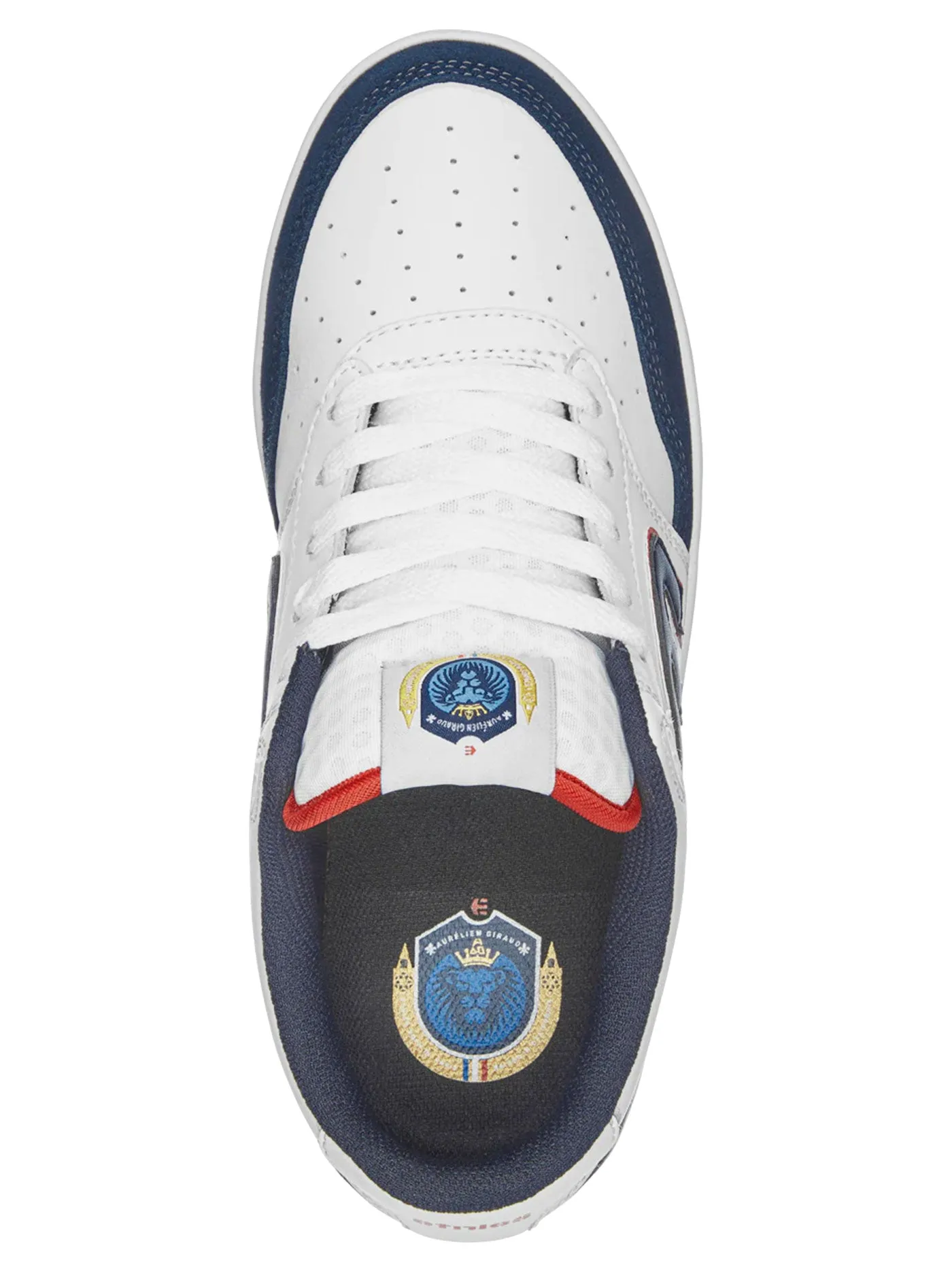 Aurelien Michelin Roots White/Navy/Red Shoes