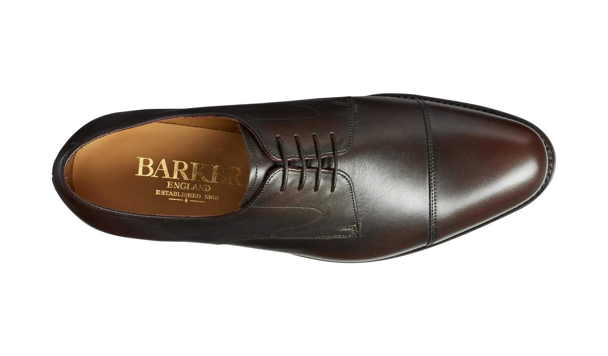 Barker Morden Classic toe-cap Derby Shoe - Expresso Calf