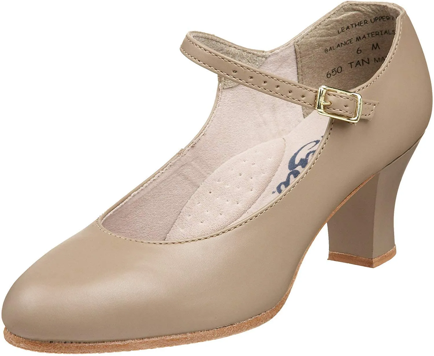 Capezio Women's 650 Student Footlight Character Shoe 2 Heel