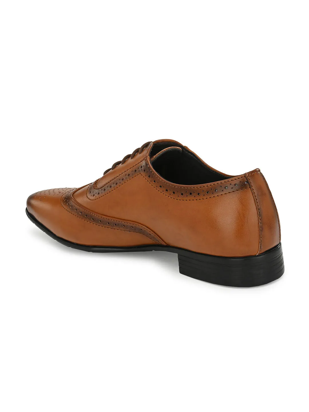 Corp Tan Shortwing Brogues