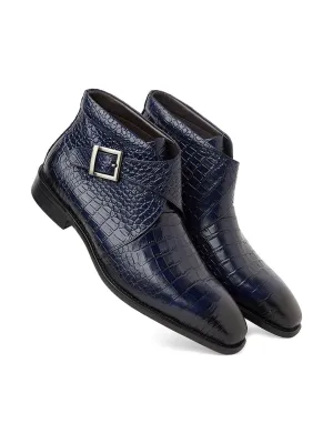 Davidoff Croco Boot Blue