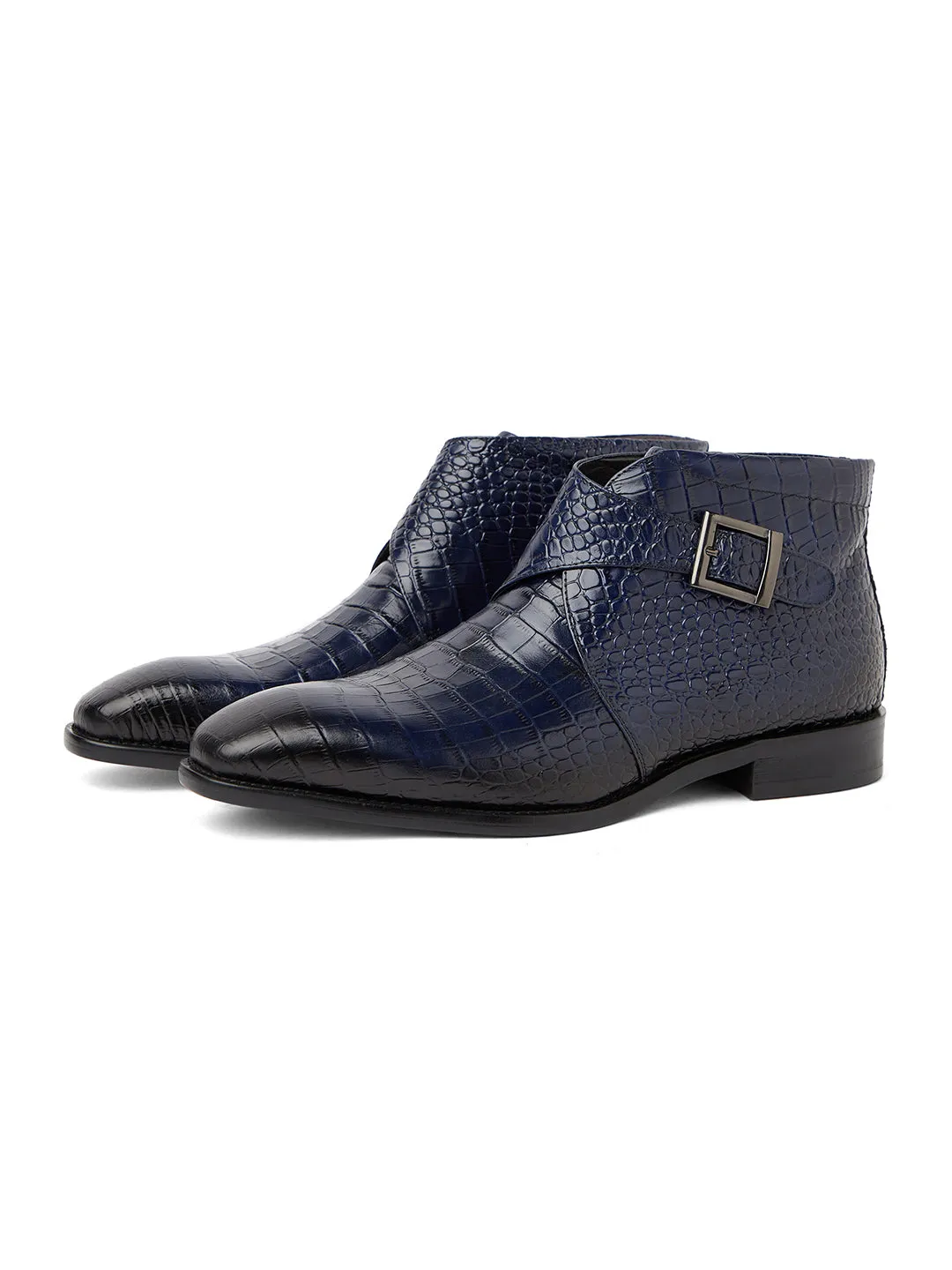 Davidoff Croco Boot Blue