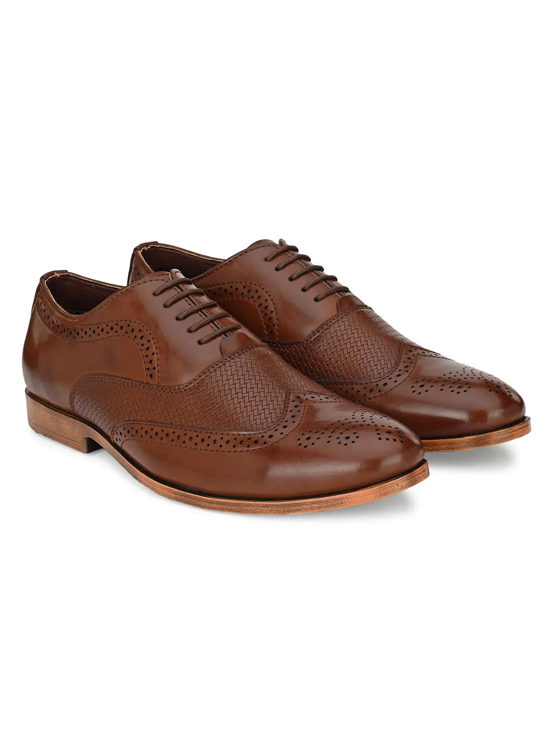 Debonair Brown Lace-ups