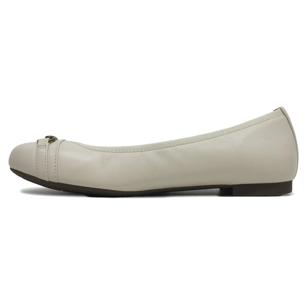 Delanie Leather Textile Women's Ballet Shoes