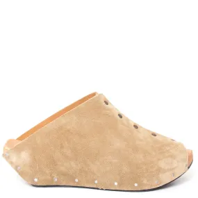 Demonstrate Women's Wooden Suede Clog