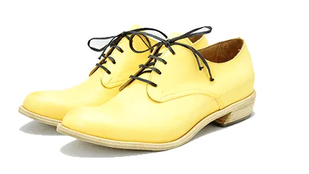 Derby Shoe | Yellow | Cordovan