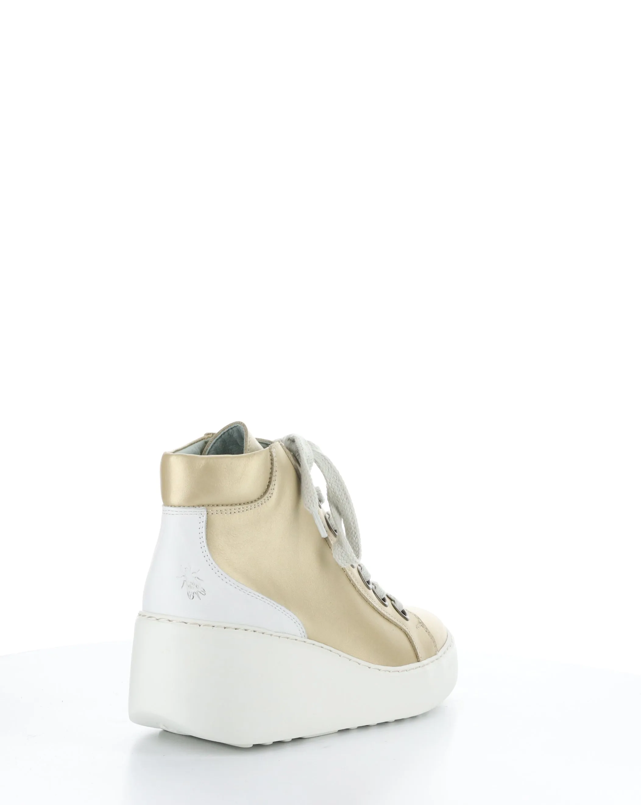 DICE468FLY 007 GOLD Hi-Top Shoes