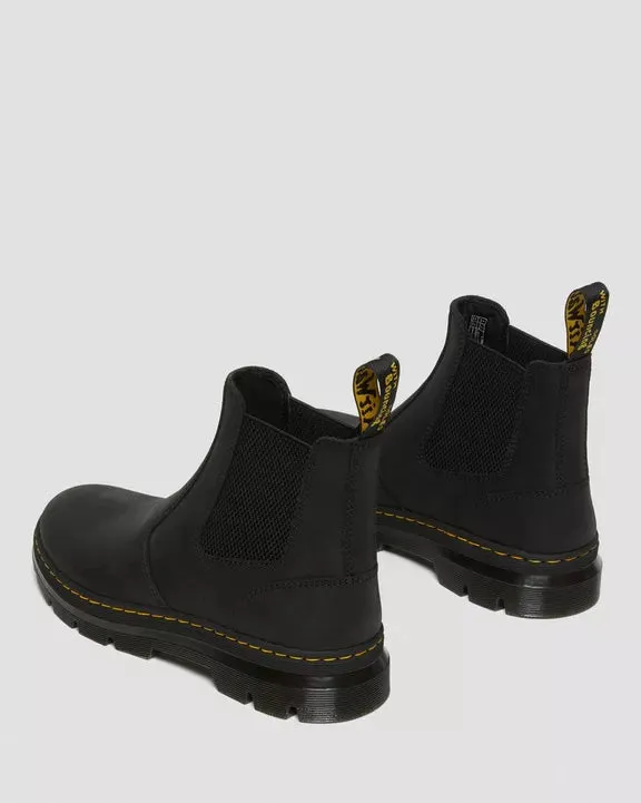 Dr Martens - Men's Embury Leather Black Casual Chelsea Boots 26002001