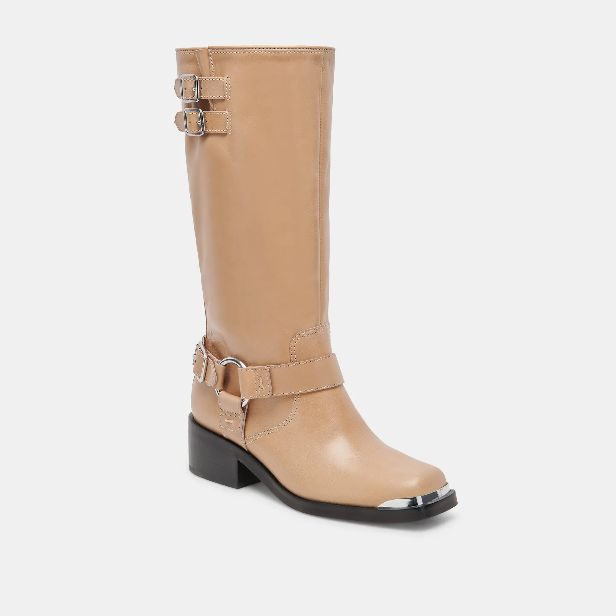 EVI BOOTS CAMEL LEATHER