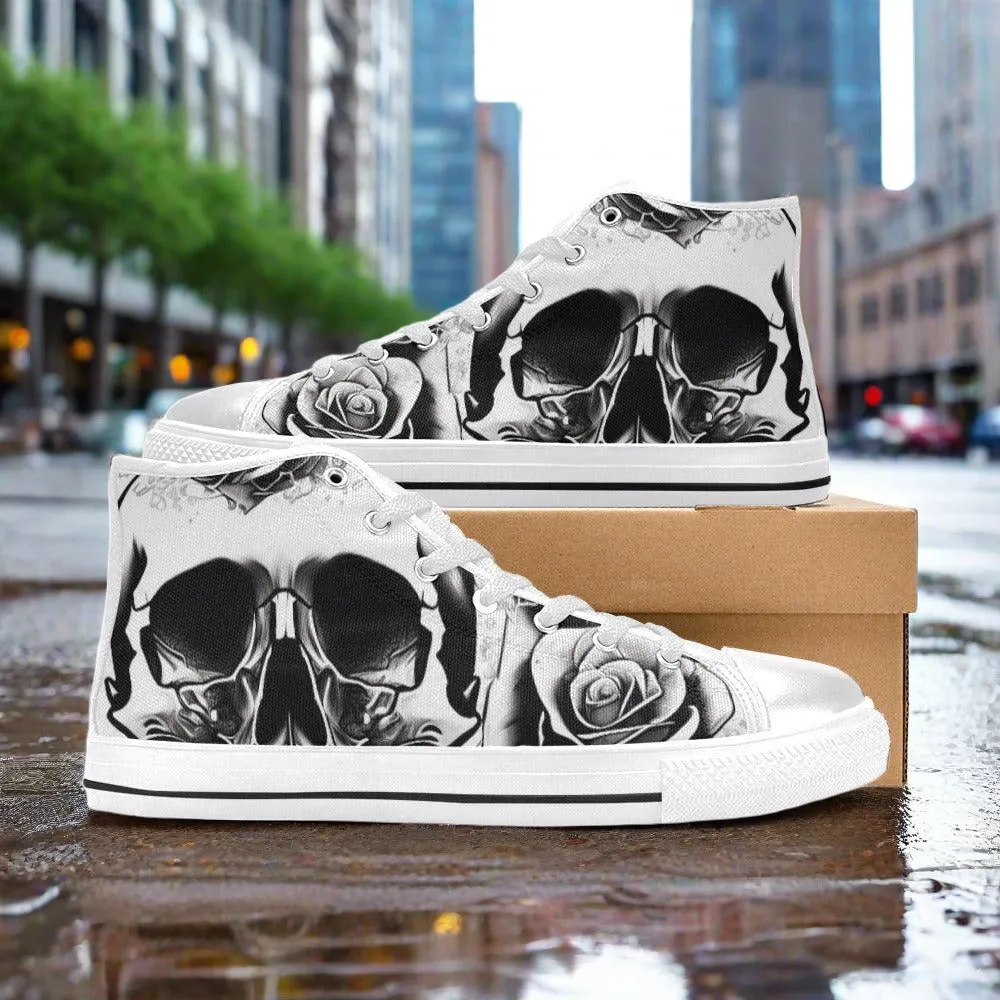 Grey Skull & Rose Women