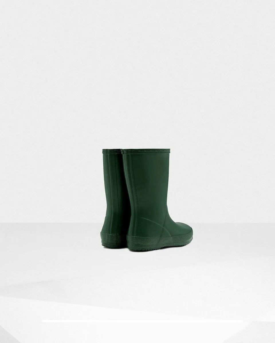 Hunter Original Kids First Classic Rain Boots Green