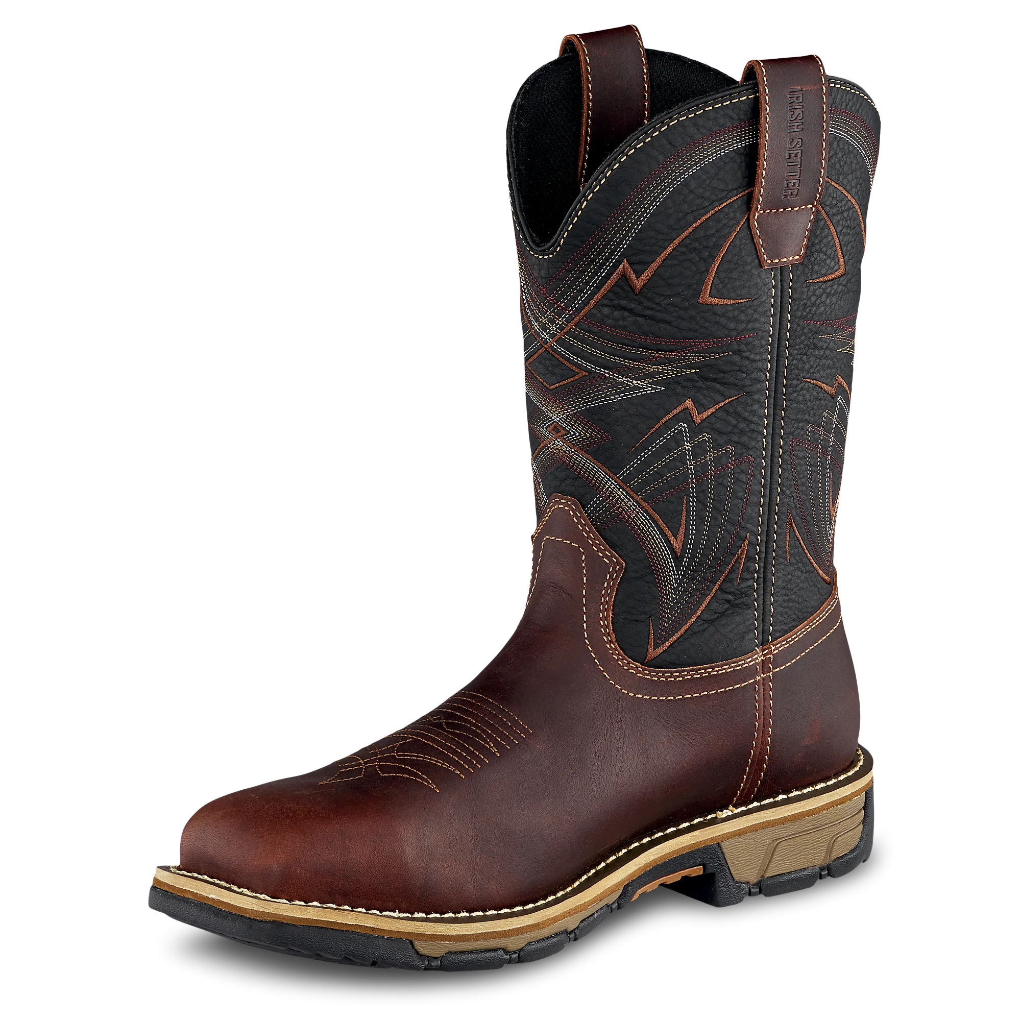 'Irish Setter' Men's 11" Marshall EH WP Soft Toe - Brown / Black