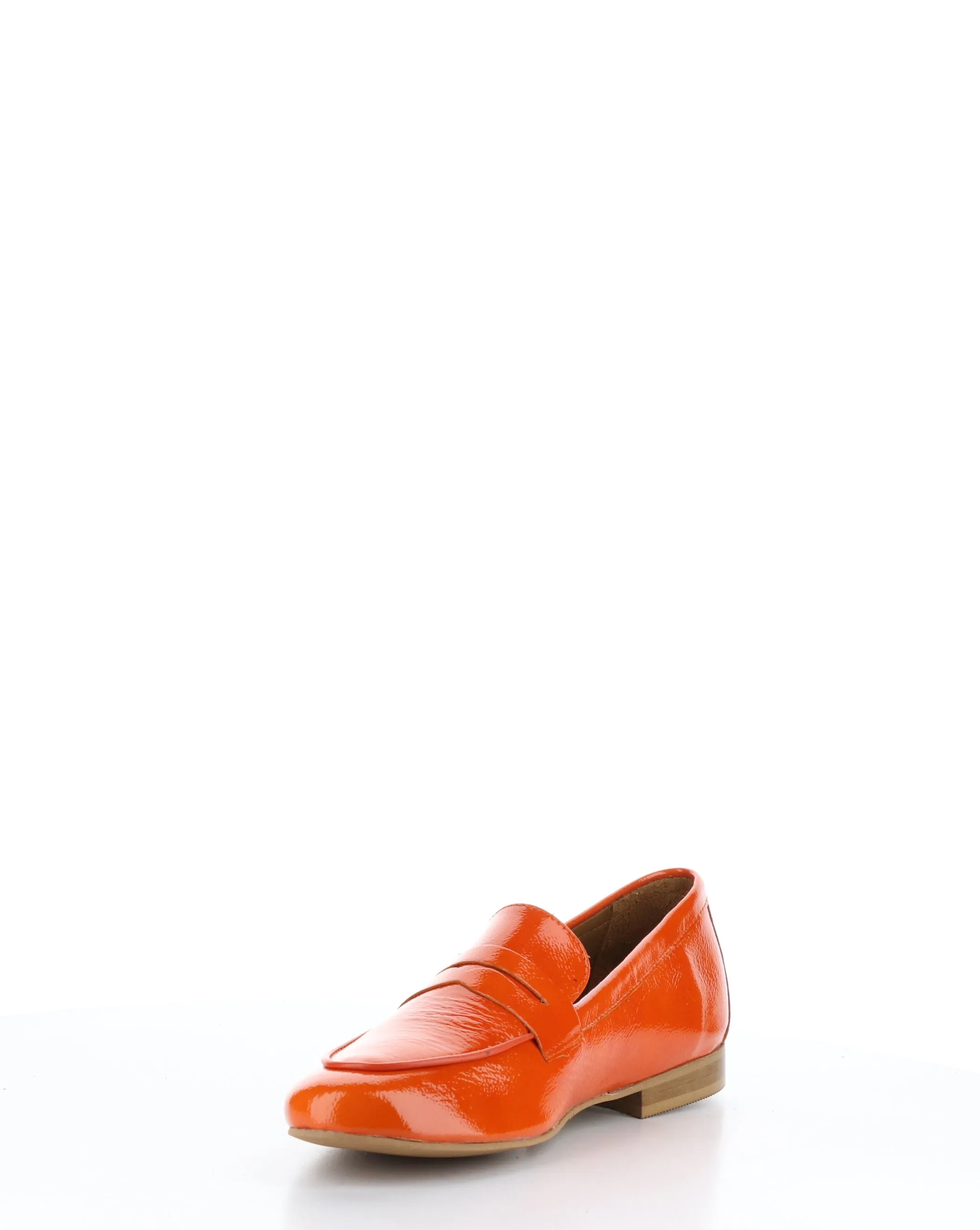 JENA DEEP ORANGE Round Toe Shoes