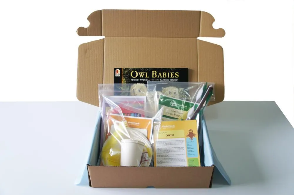 KinderHands Owl Theme Book Box