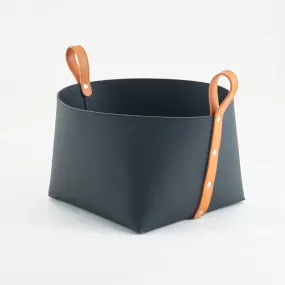 LEATHER BASKET