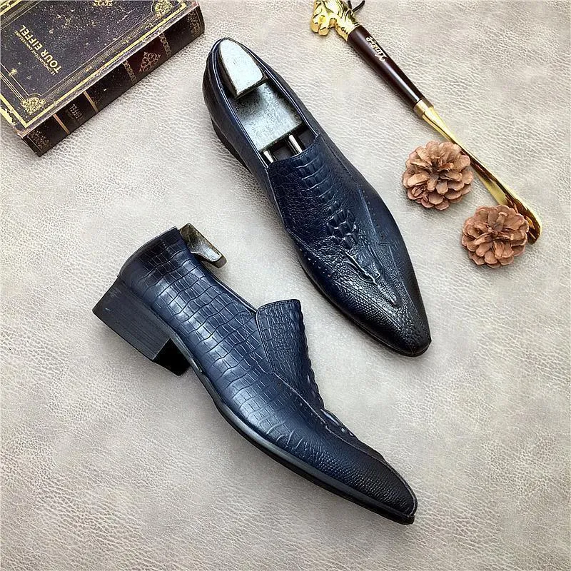 Men  Dress Shoes -  Ucello Pointed Toe Leather Shoes