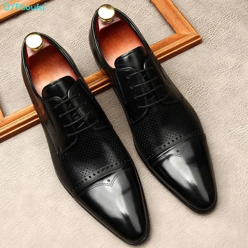 Men  Dress Shoes -  Ugo Leather Oxford Shoes