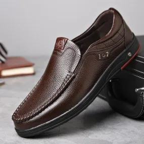 Men Leather Anti-slip Shoes