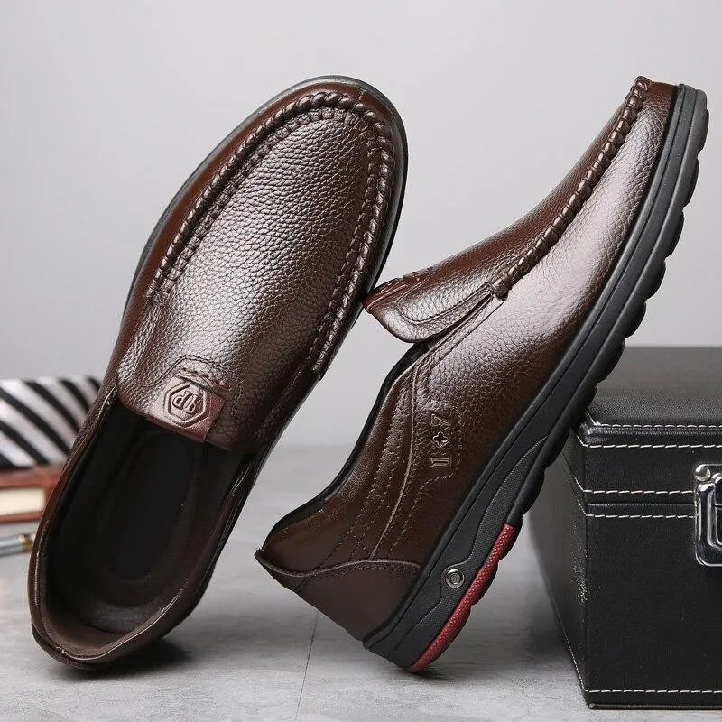 Men Leather Anti-slip Shoes