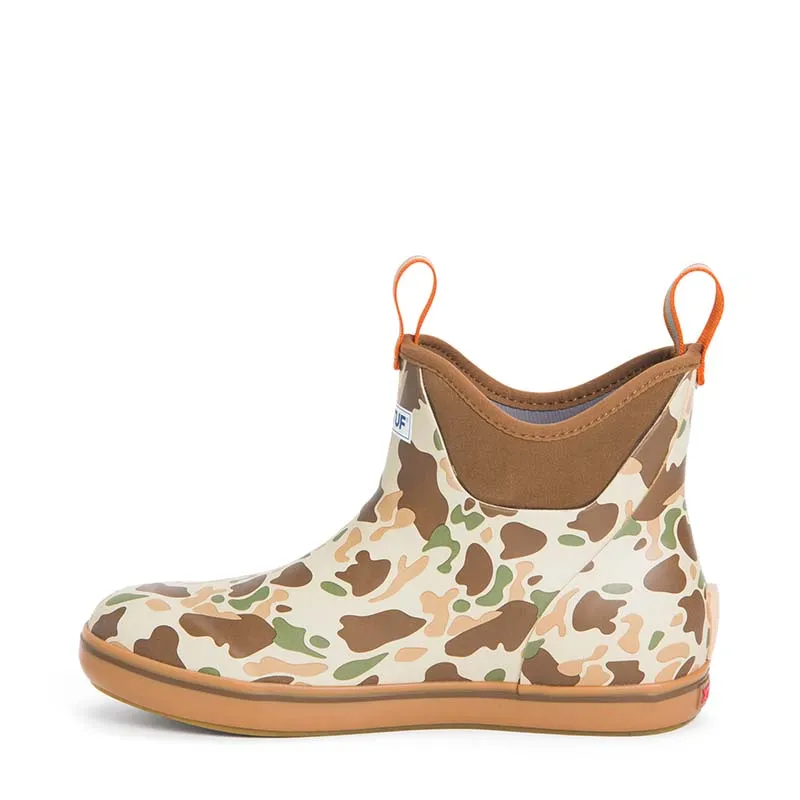 Men's 6 Inch Deck Ankle Boot in Duck Camo