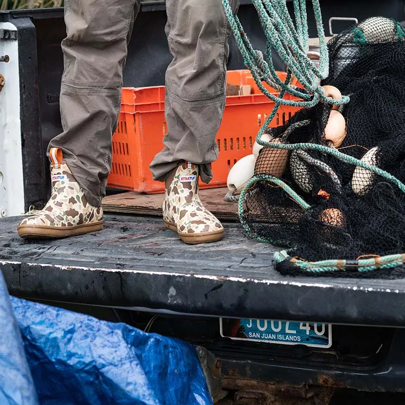 Men's 6 Inch Deck Ankle Boot in Duck Camo