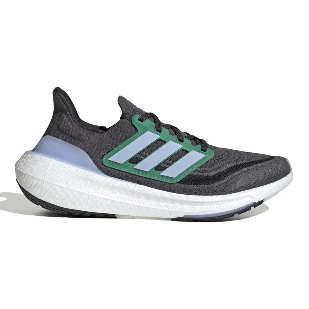 Men's Adidas Ultraboost Light, Carbon/Blue Dawn/Court Green, 8.5 D Medium