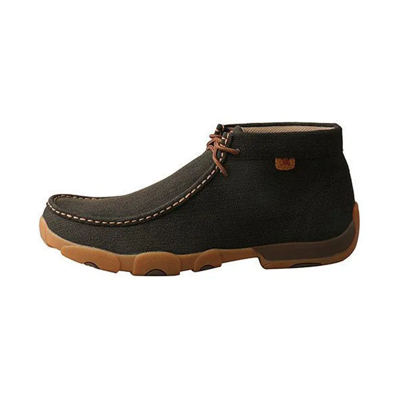 Men's Chukka Driving Moc Rubberized Brown