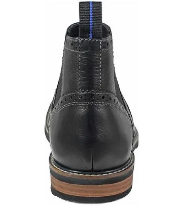 Nunn Bush “Otis” Men’s Black Plain Toe Chelsea Boot