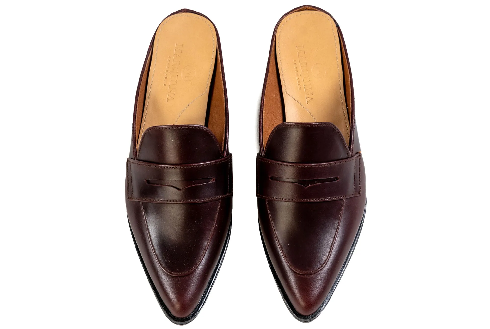 Posh Penny Loafer - Oxblood Burgundy