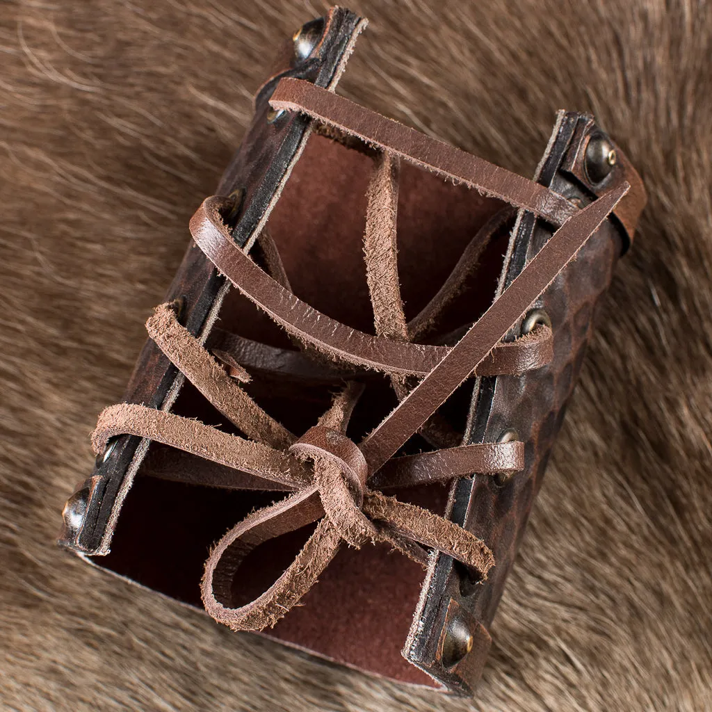 Raven Leather Wristguard