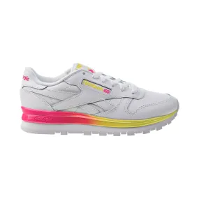 Reebok Classic Leather MU Women's Shoes White-Pink-Navy-Shadow