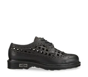 SABBATH 3252 LOW W LEATHER/HOLED LEATHER BLACK