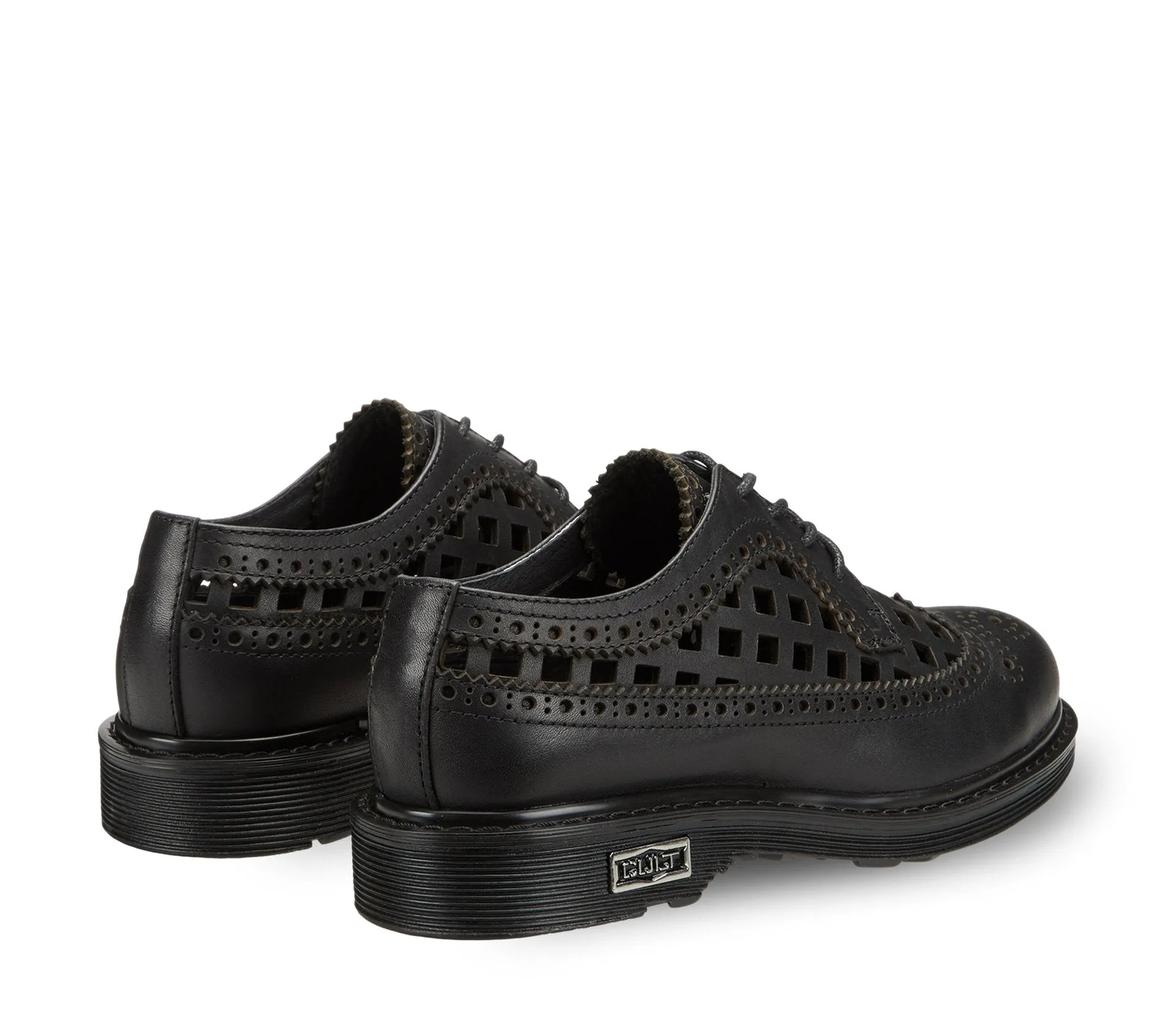 SABBATH 3252 LOW W LEATHER/HOLED LEATHER BLACK