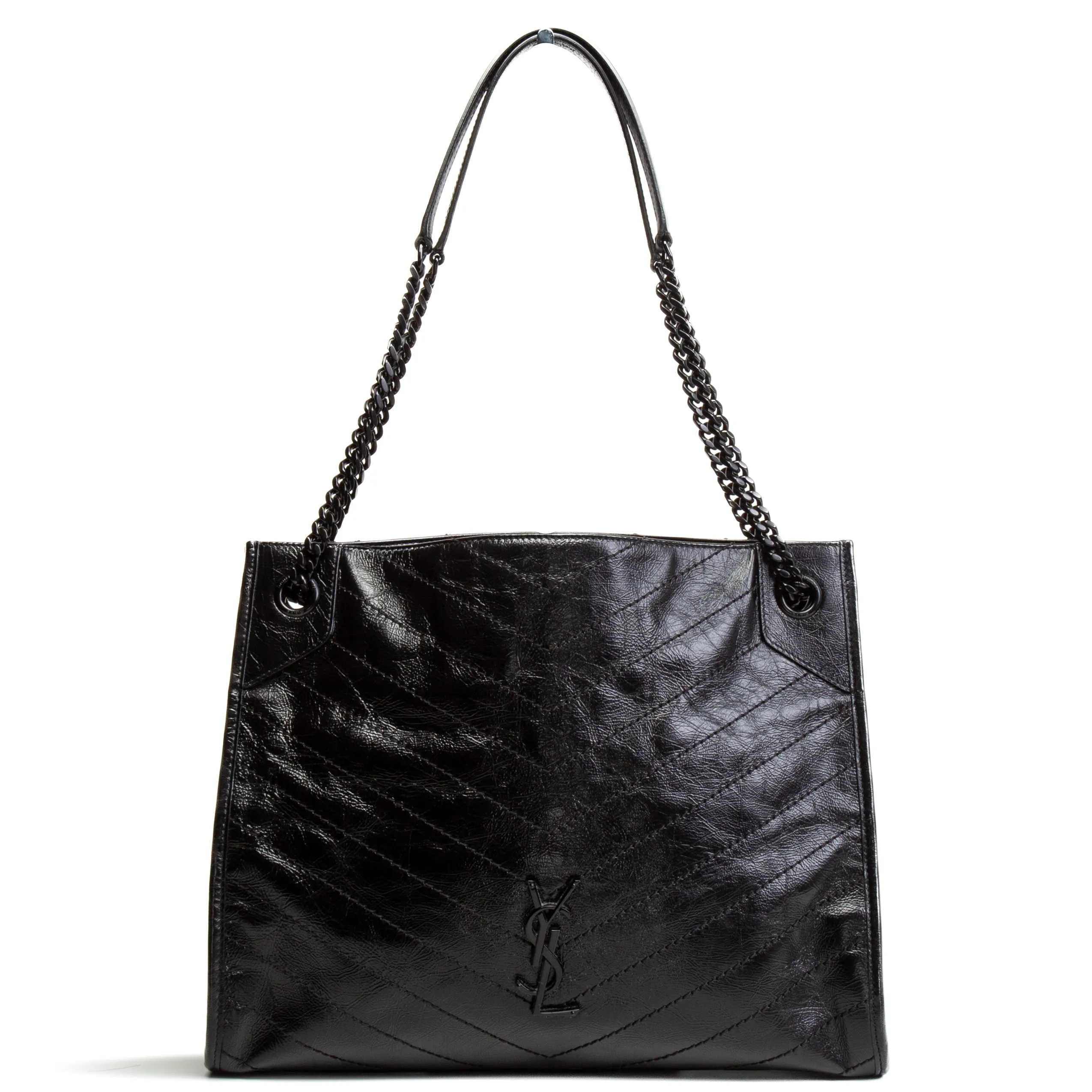 SAINT LAURENT Medium Niki Shopper Tote - Black