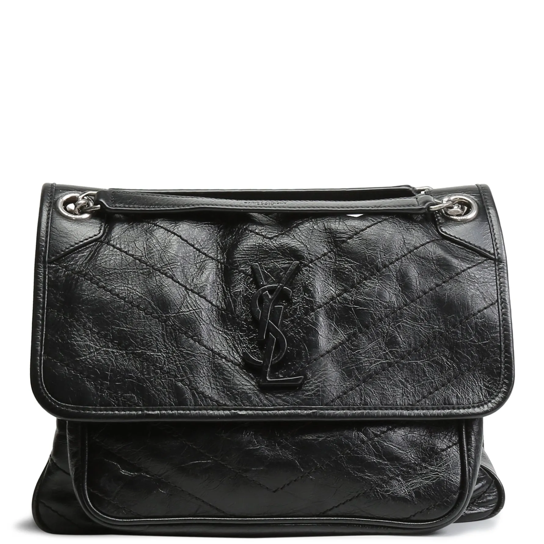 SAINT LAURENT Niki Medium Shoulder Bag - Black