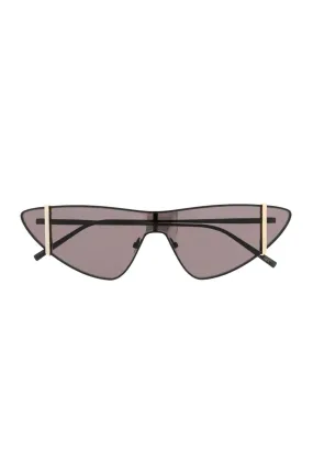 Saint Laurent Triangle Frame Sunglasses - Black