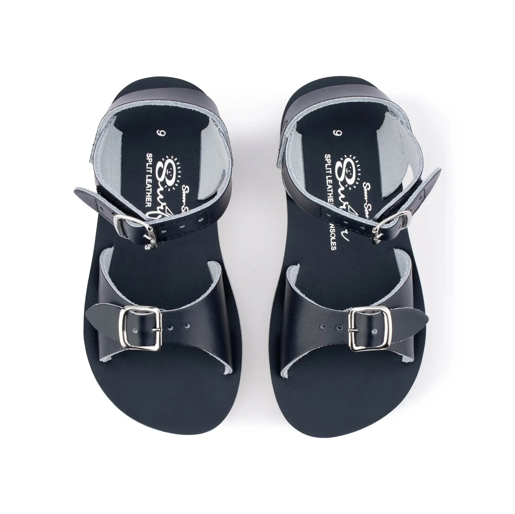 Salt Water Sandals Sun-San Surfer Hook & Loop (Velcro) NAVY