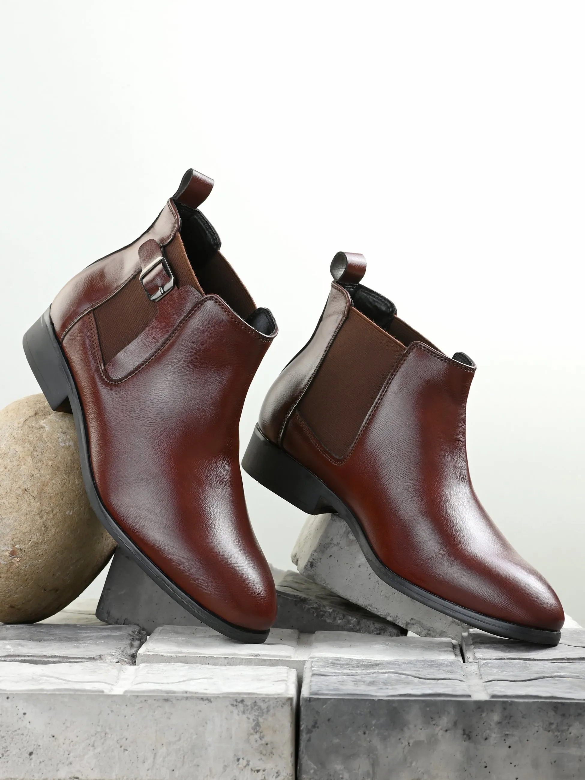 Scott Cherry Chelsea Boots