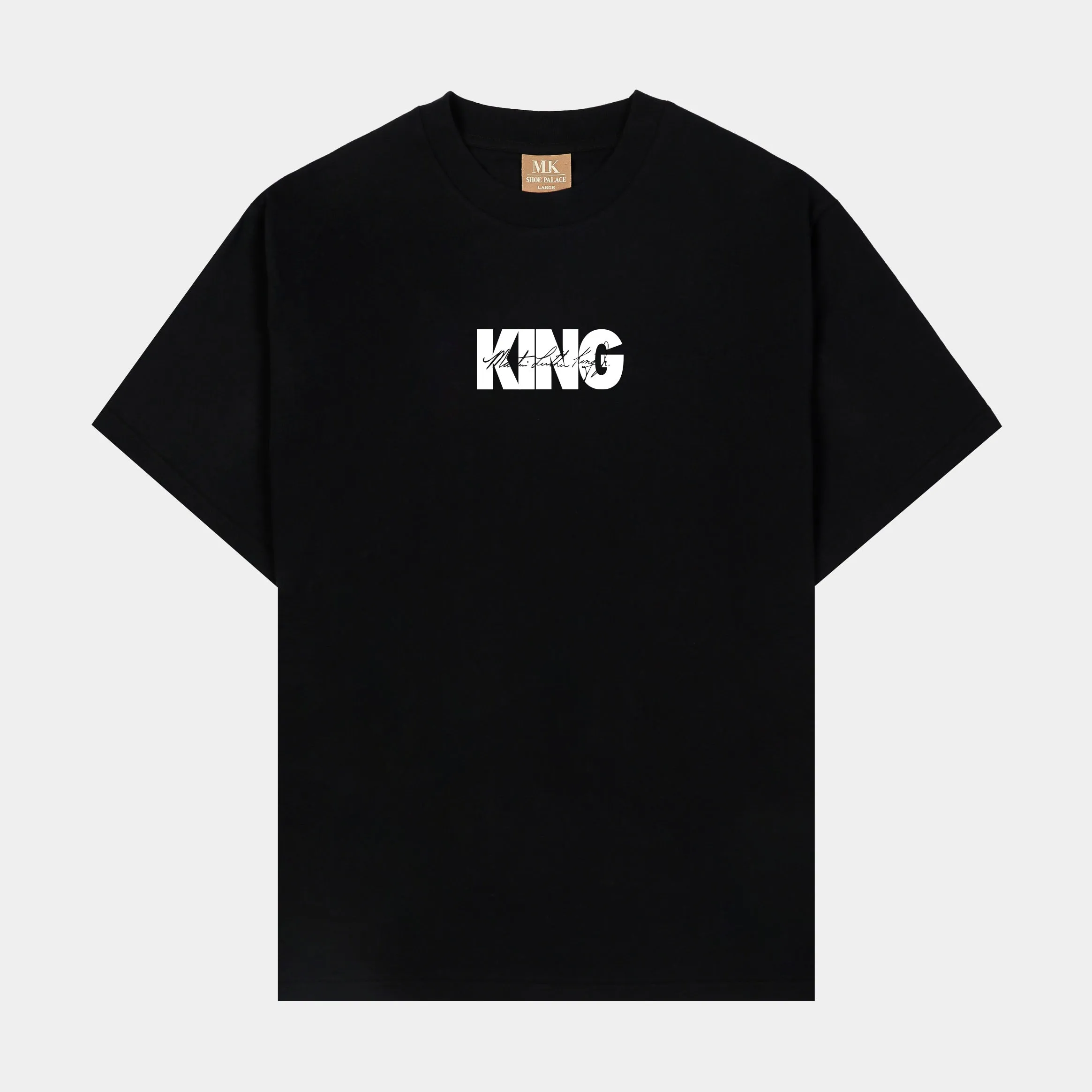 SP x MLK Free At Last Mens Short Sleeve Shirt (Black/White)