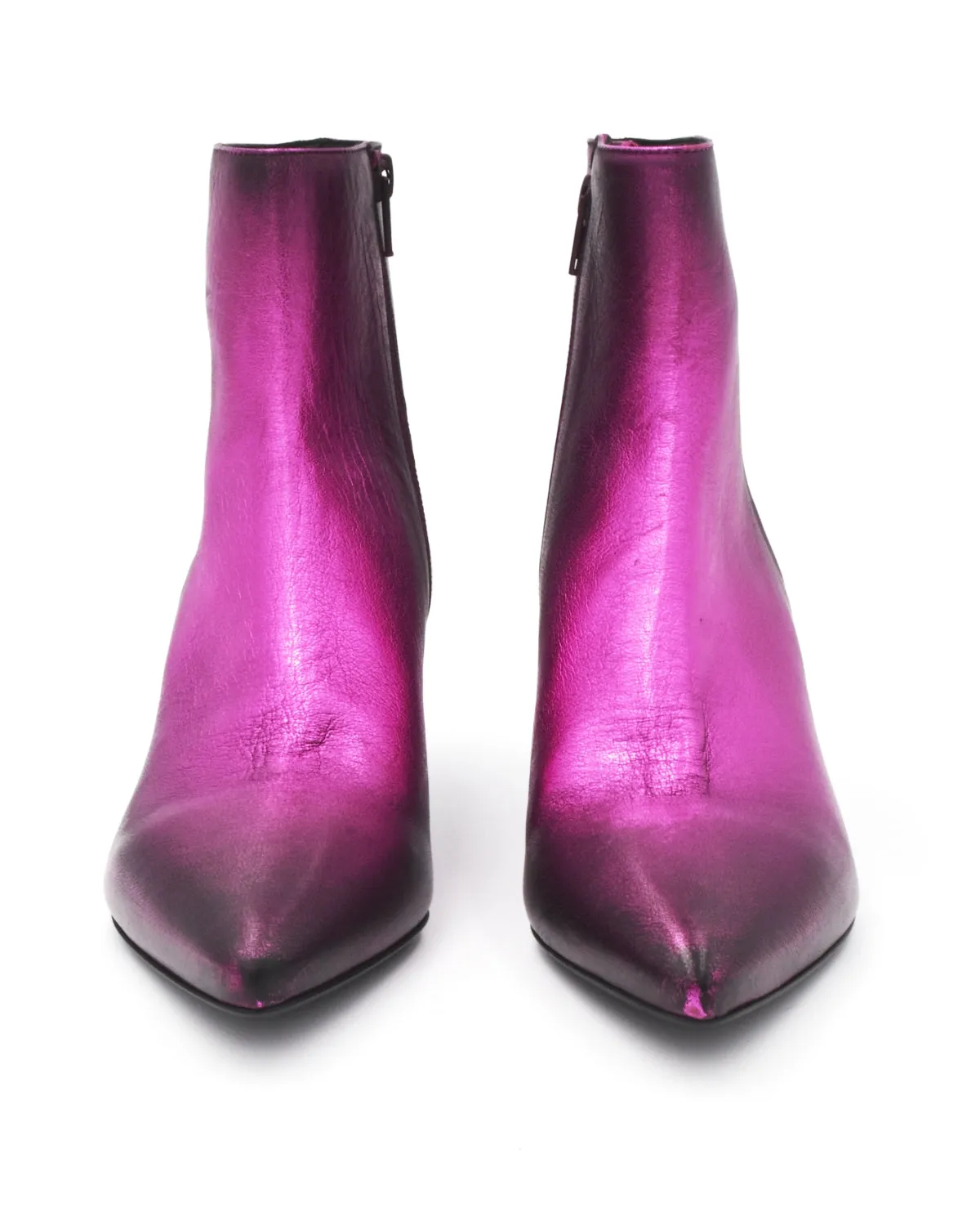 Strategia Pink Kitten Heel Boot