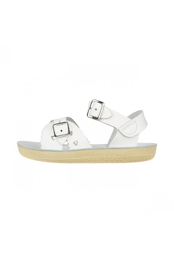 Sweetheart Sandals - White